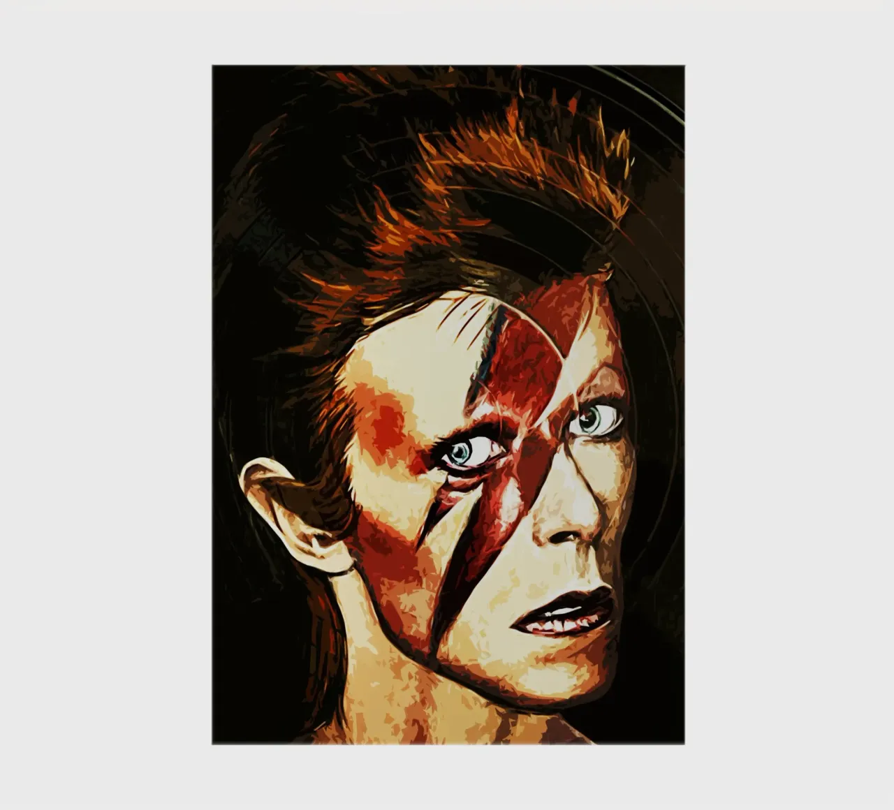 David Bowie 9 Art notebook by music soul