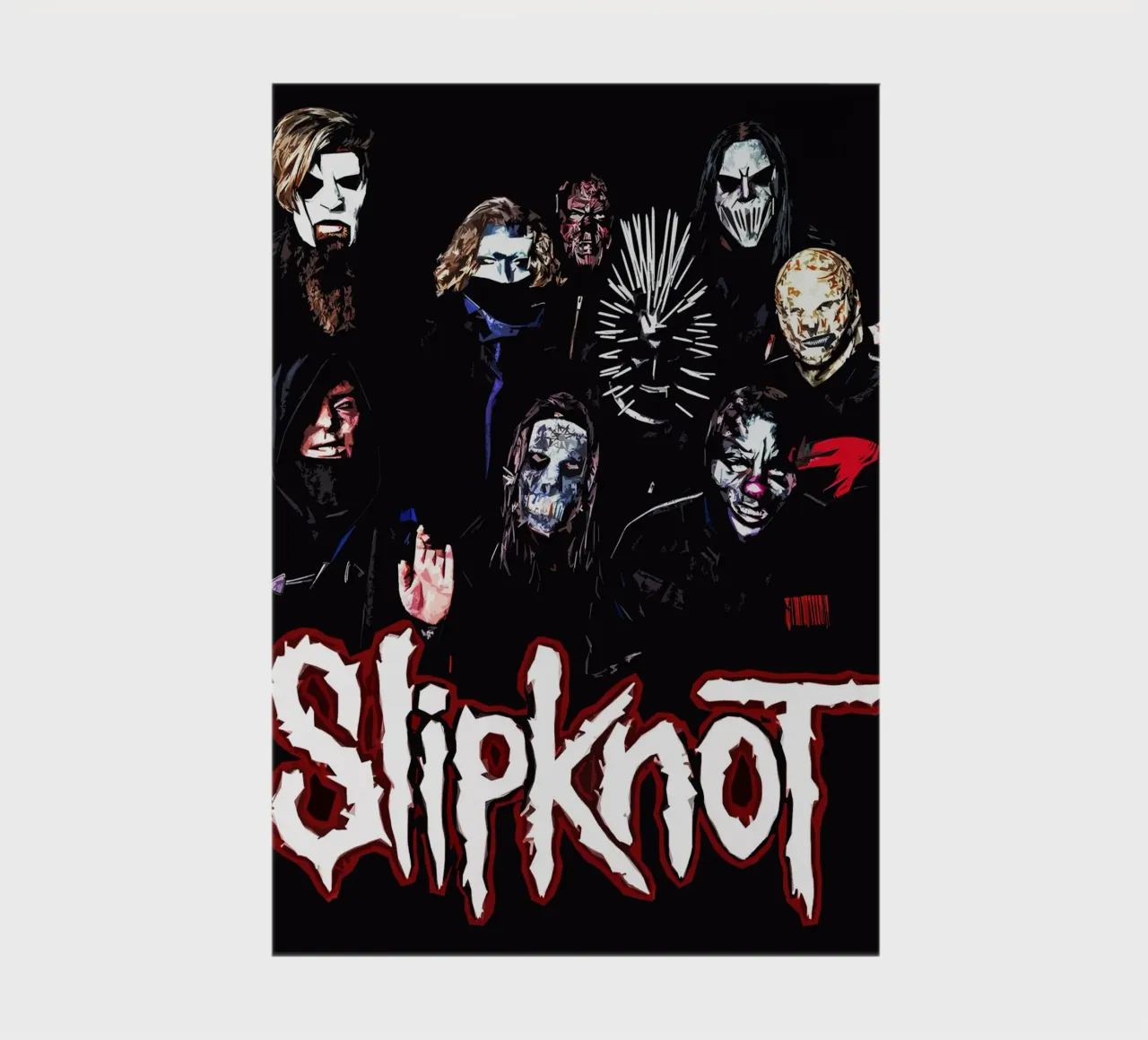 Slipknot groupe musique Art carnet de notes de music soul