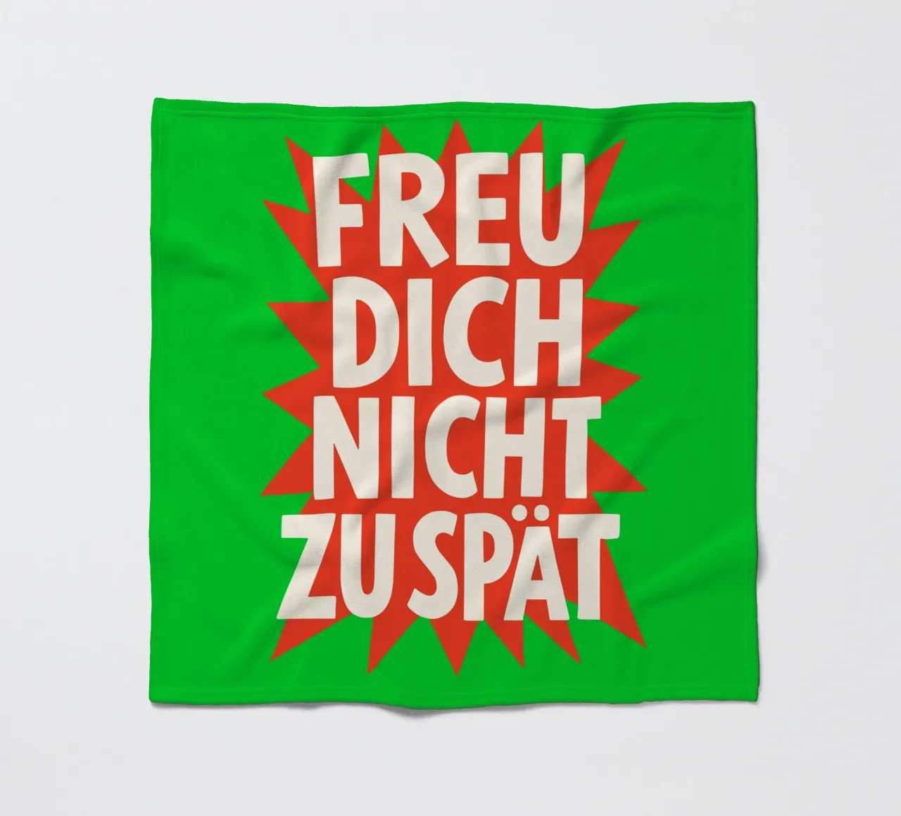 Freu dich nicht zu spät coperta in pile da QuooodZ by MooodzArt