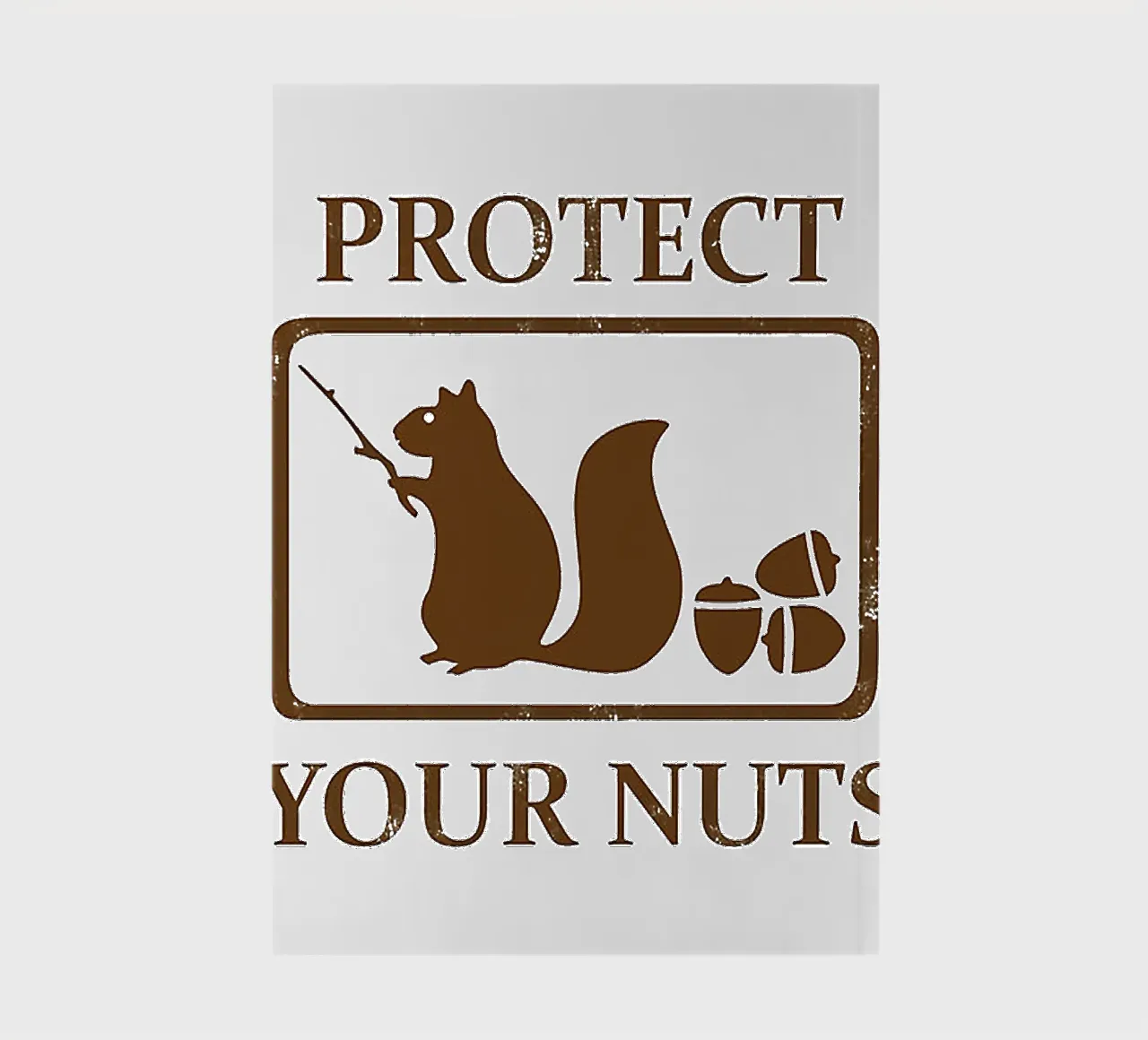 Protect Your Nuts Squirrel notebook by drabrenz