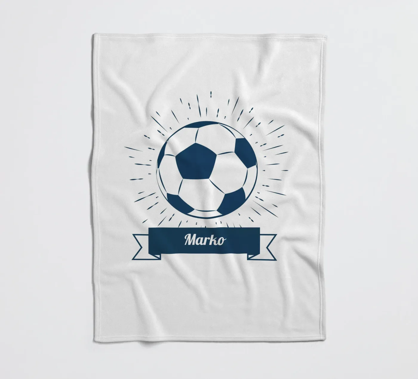 Soccer fleecedeken van Kartenliebe