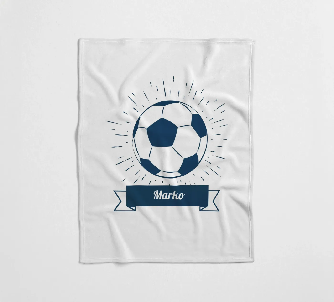 Soccer fleecedeken van Kartenliebe