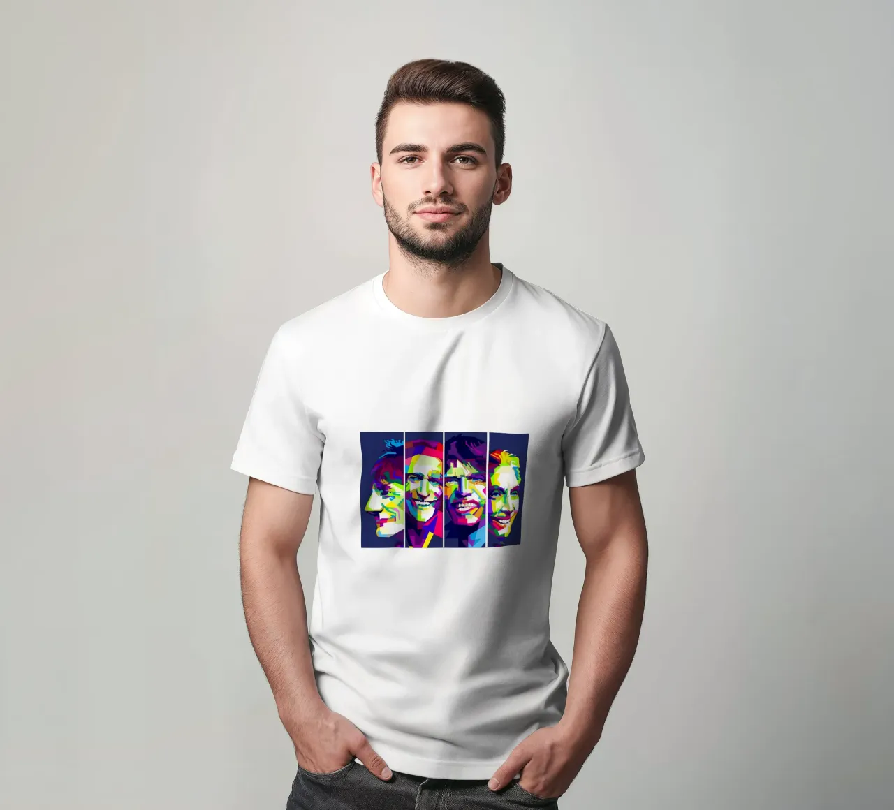 Rolling Stones Arte WPAP t-shirt da Artkreator