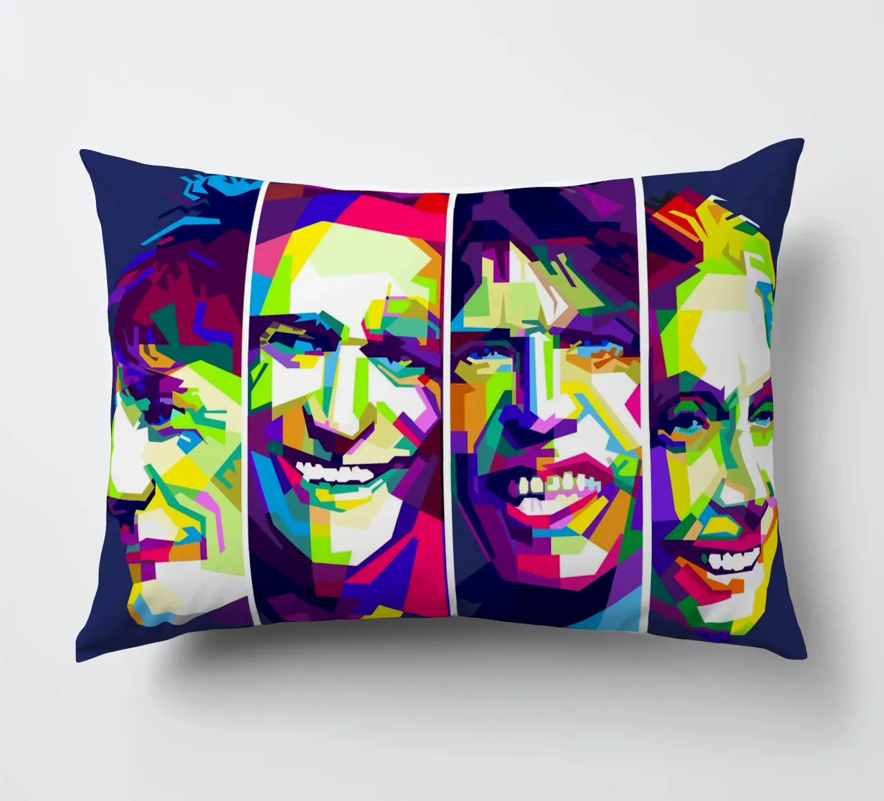 Rolling Stones Arte WPAP cuscino da Artkreator