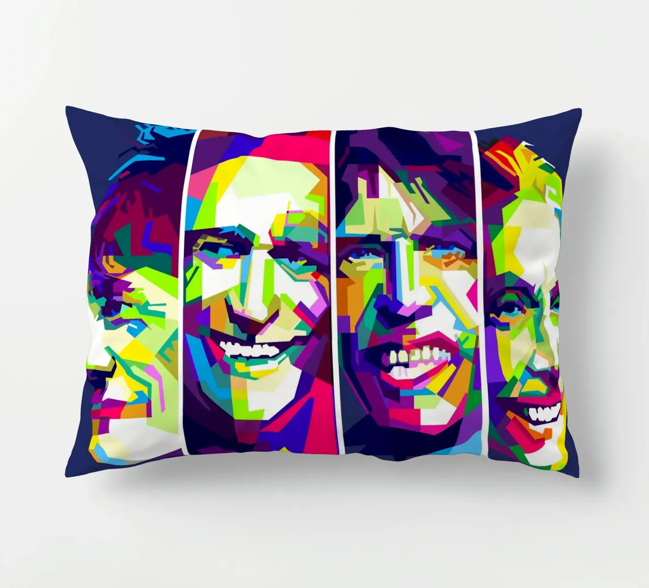 Rolling Stones Arte WPAP cuscino da Artkreator