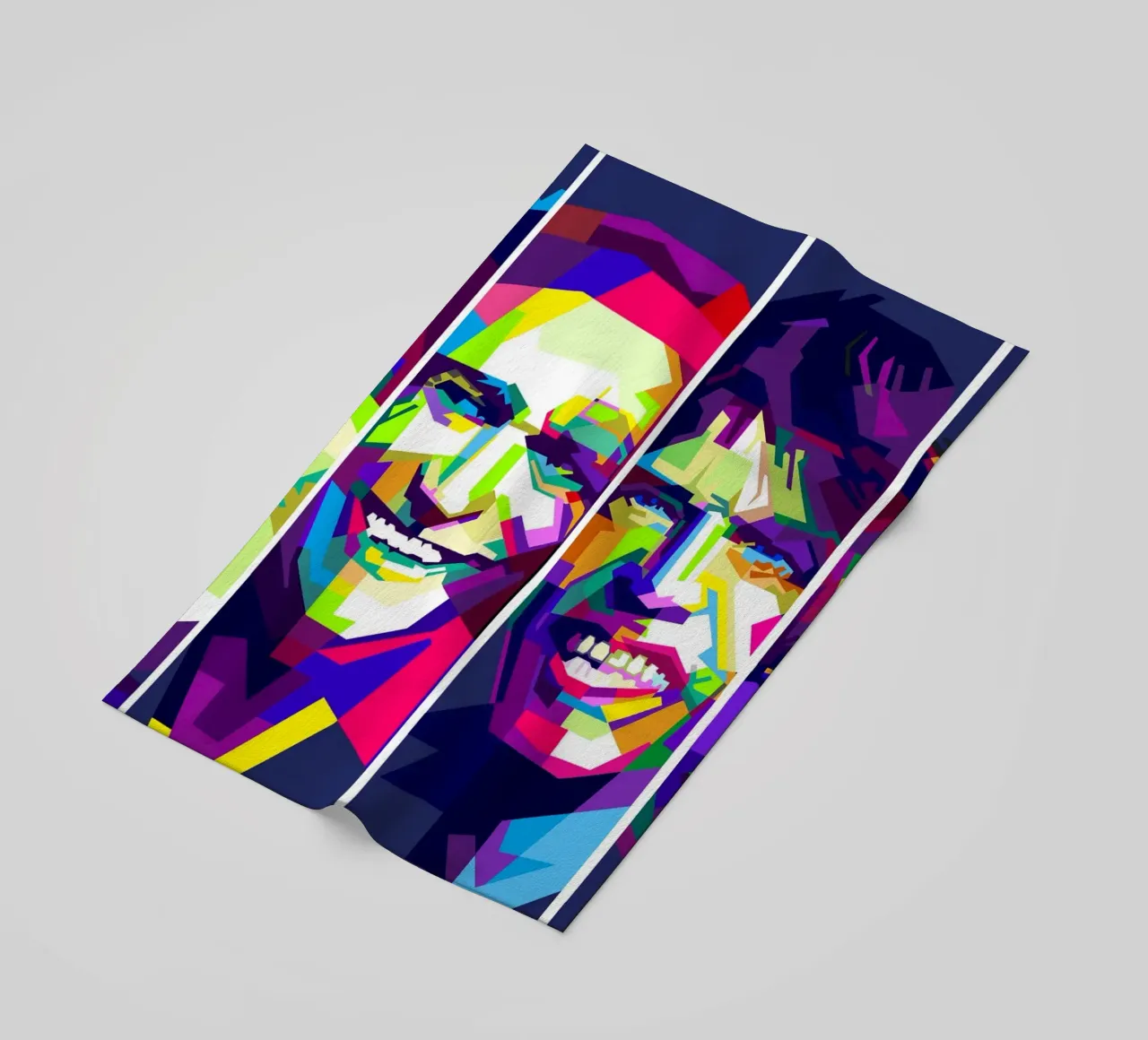 Rolling Stones Arte WPAP telo mare da Artkreator