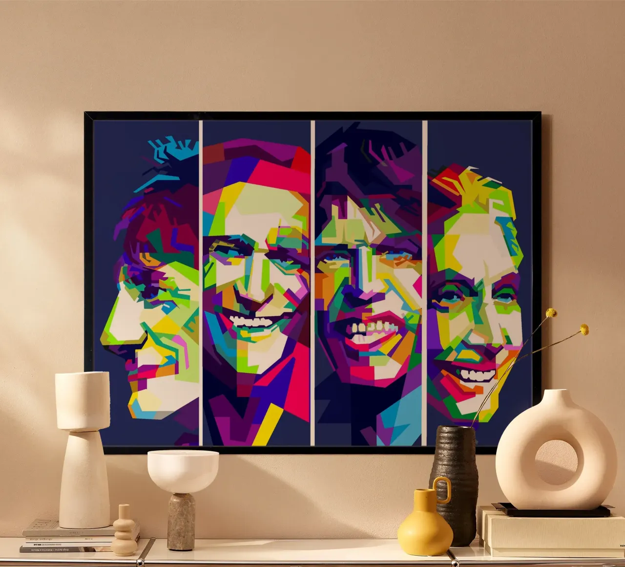 Rolling Stones Arte WPAP carta hahnemühle da Artkreator