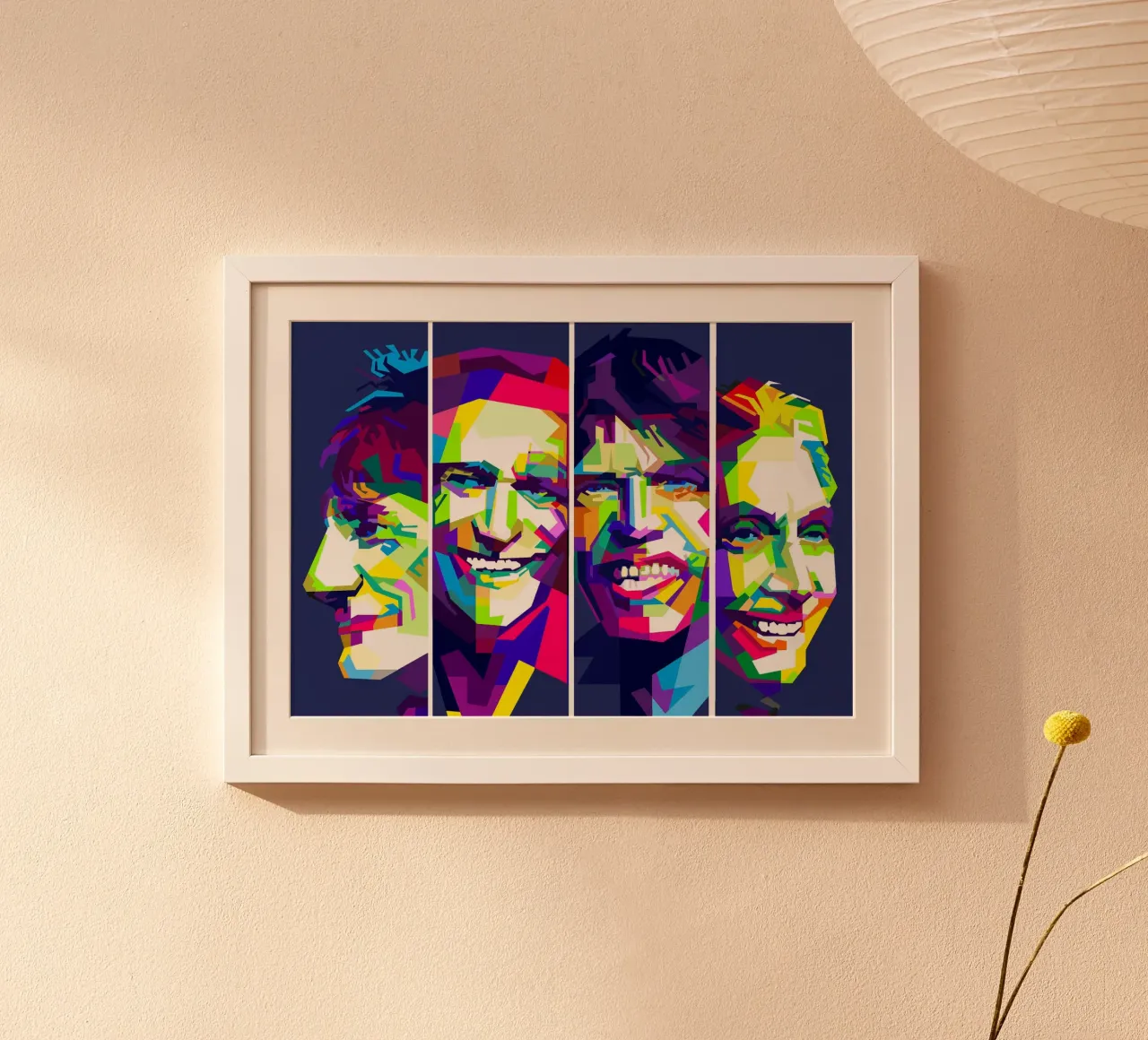 Rolling Stones Arte WPAP carta hahnemühle da Artkreator