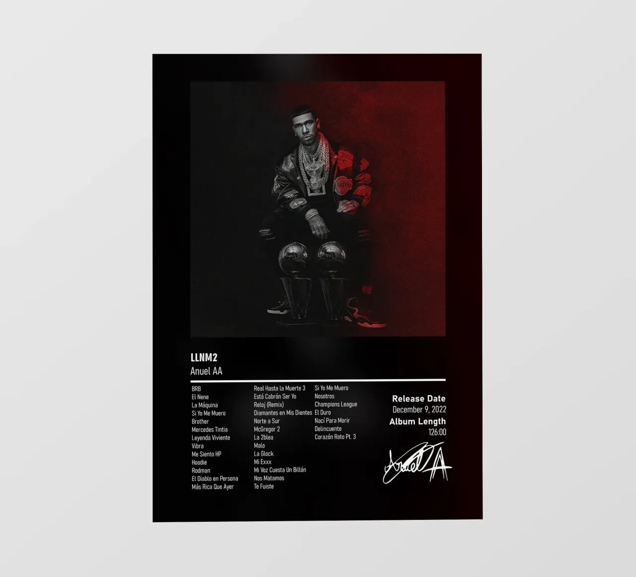 Anuel AA - LLNM2 pvc cover by DGUnder