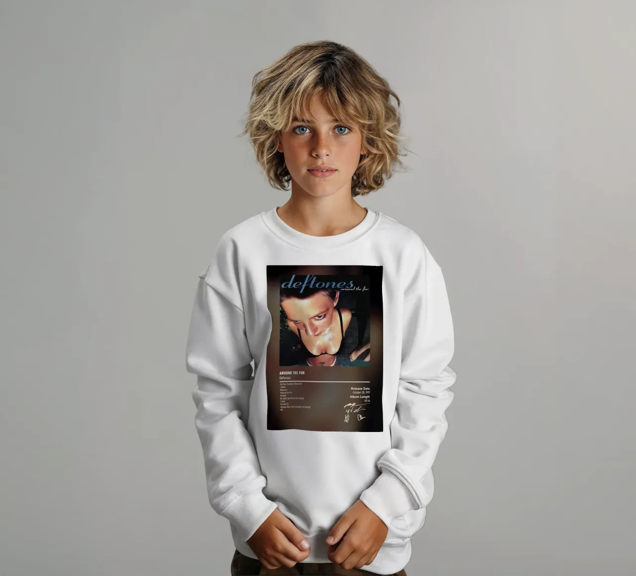 Around the Fur By Deftones kids sweatshirt by DGUnder