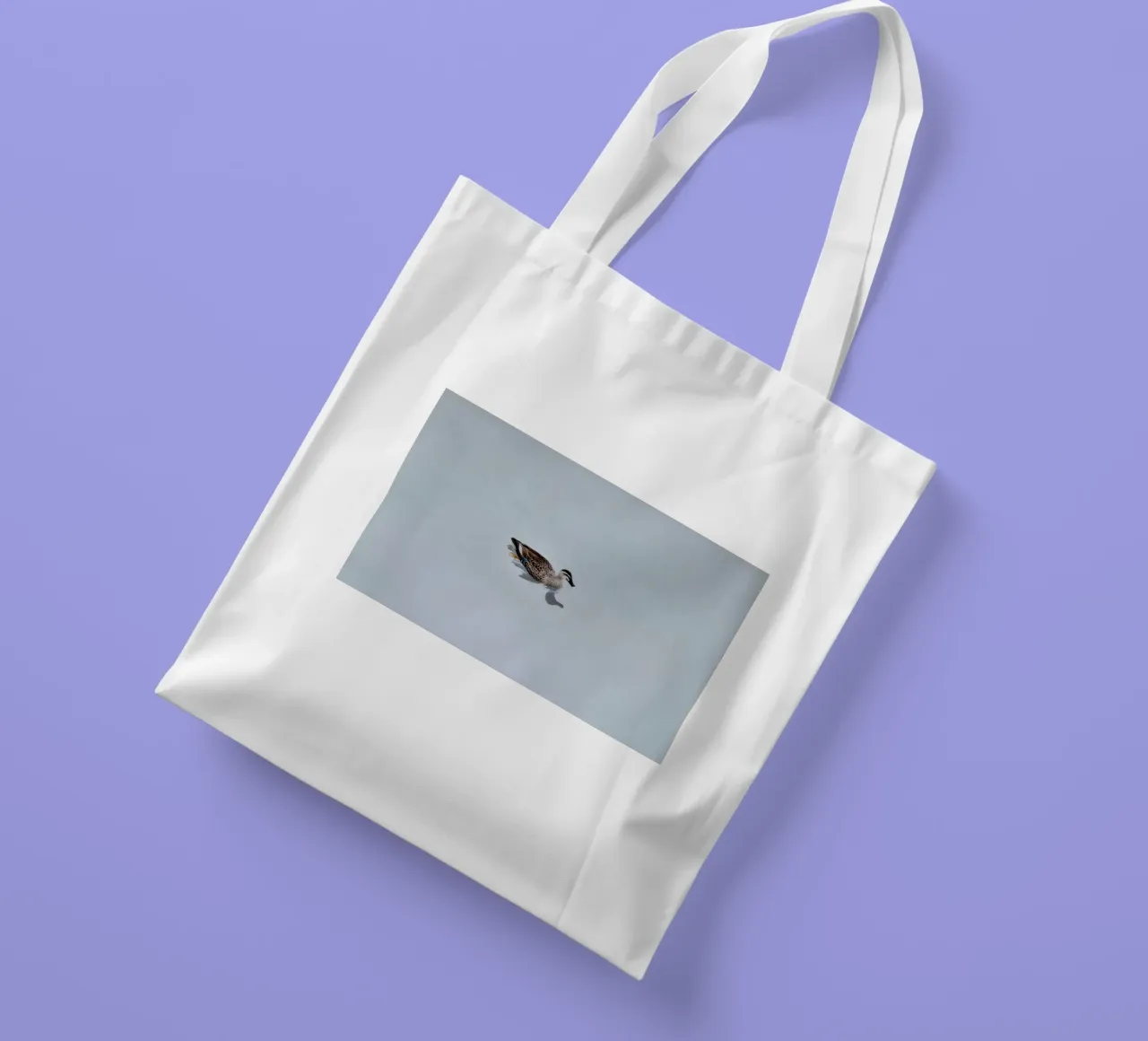 anatra d'acqua borsa in juta da Earthly Visions