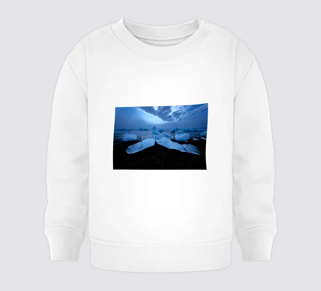 iceberg oceano felpa neonato da Earthly Visions