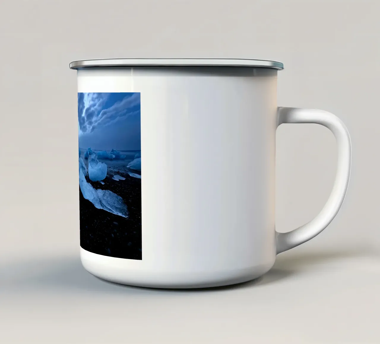 iceberg oceano tazza in smalto da Earthly Visions