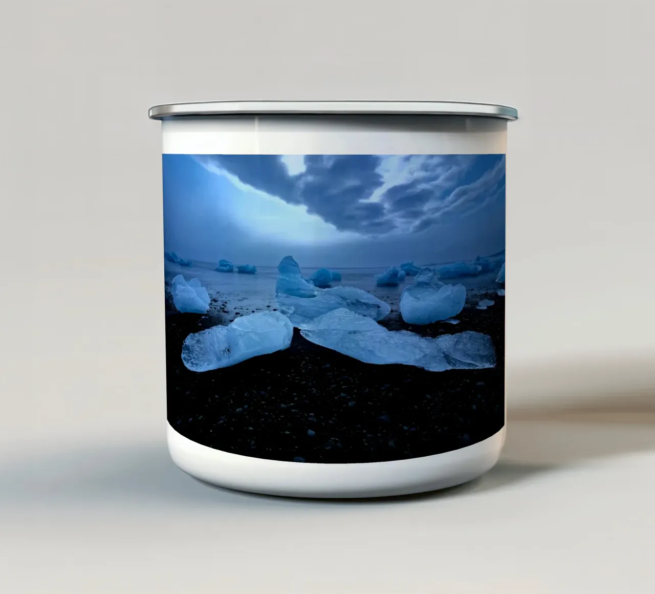 iceberg oceano tazza in smalto da Earthly Visions
