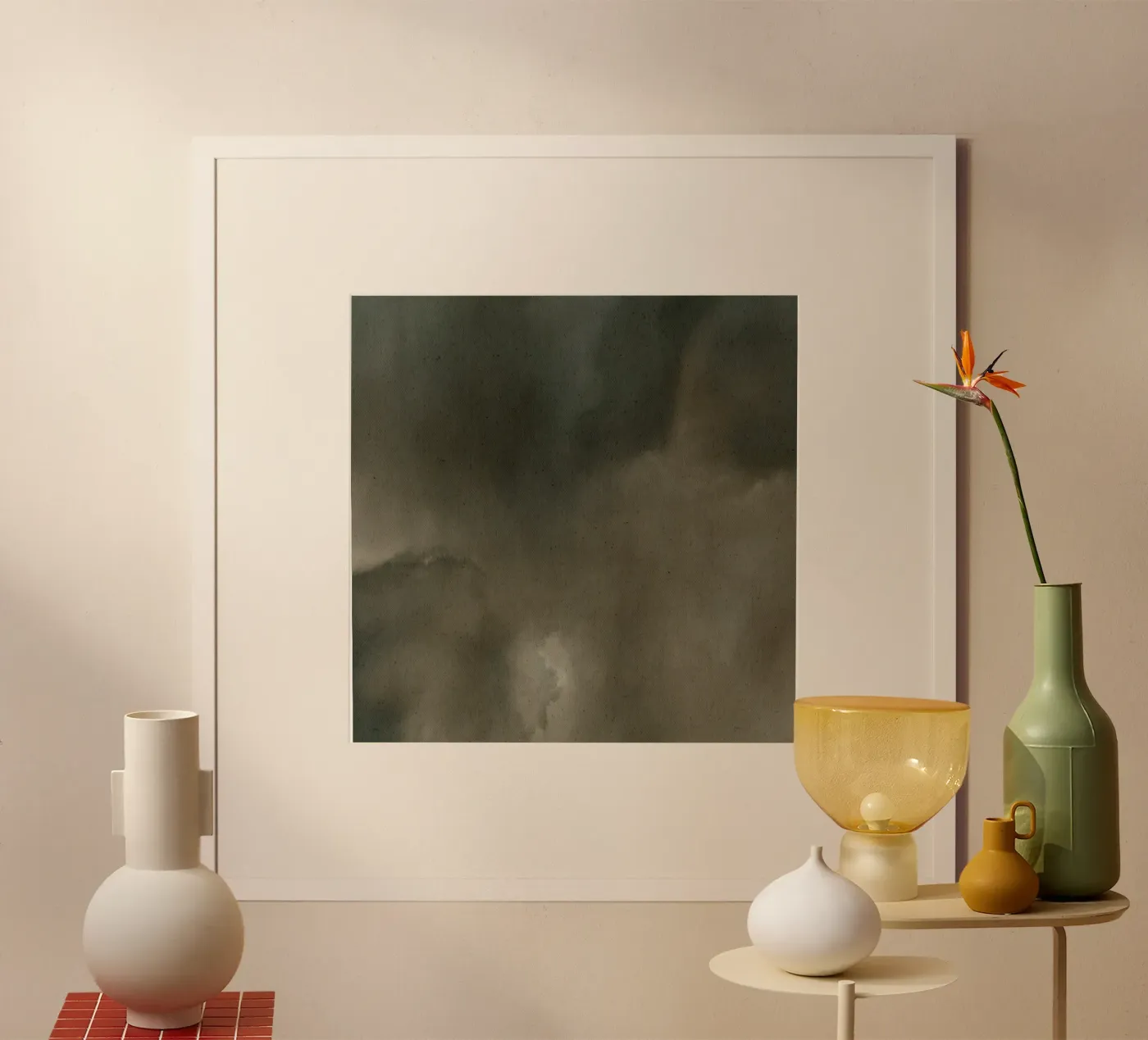 Mist Poster von Shatha Al Dafai