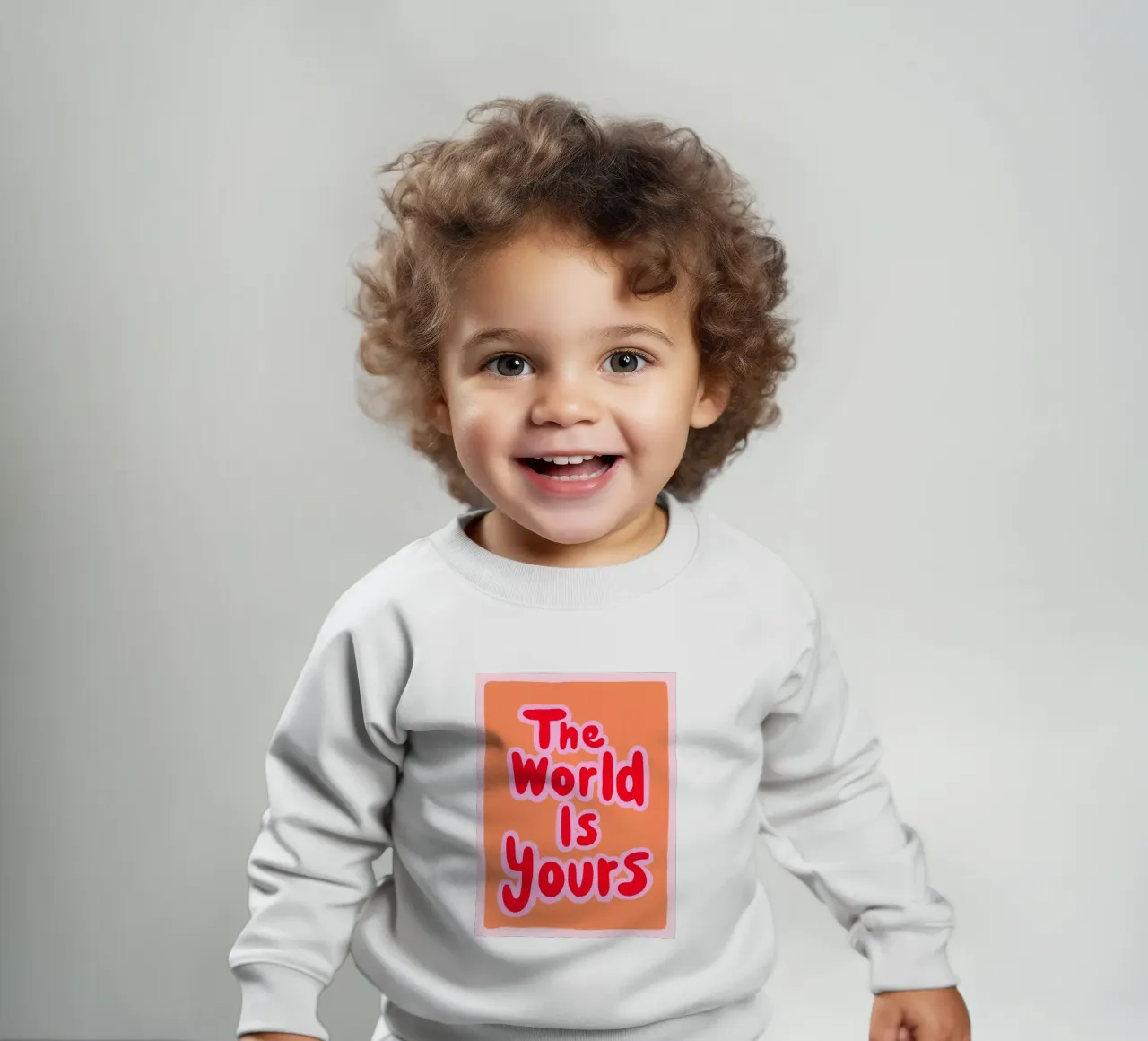 Live your dreams baby sweatshirt by Carinaprint
