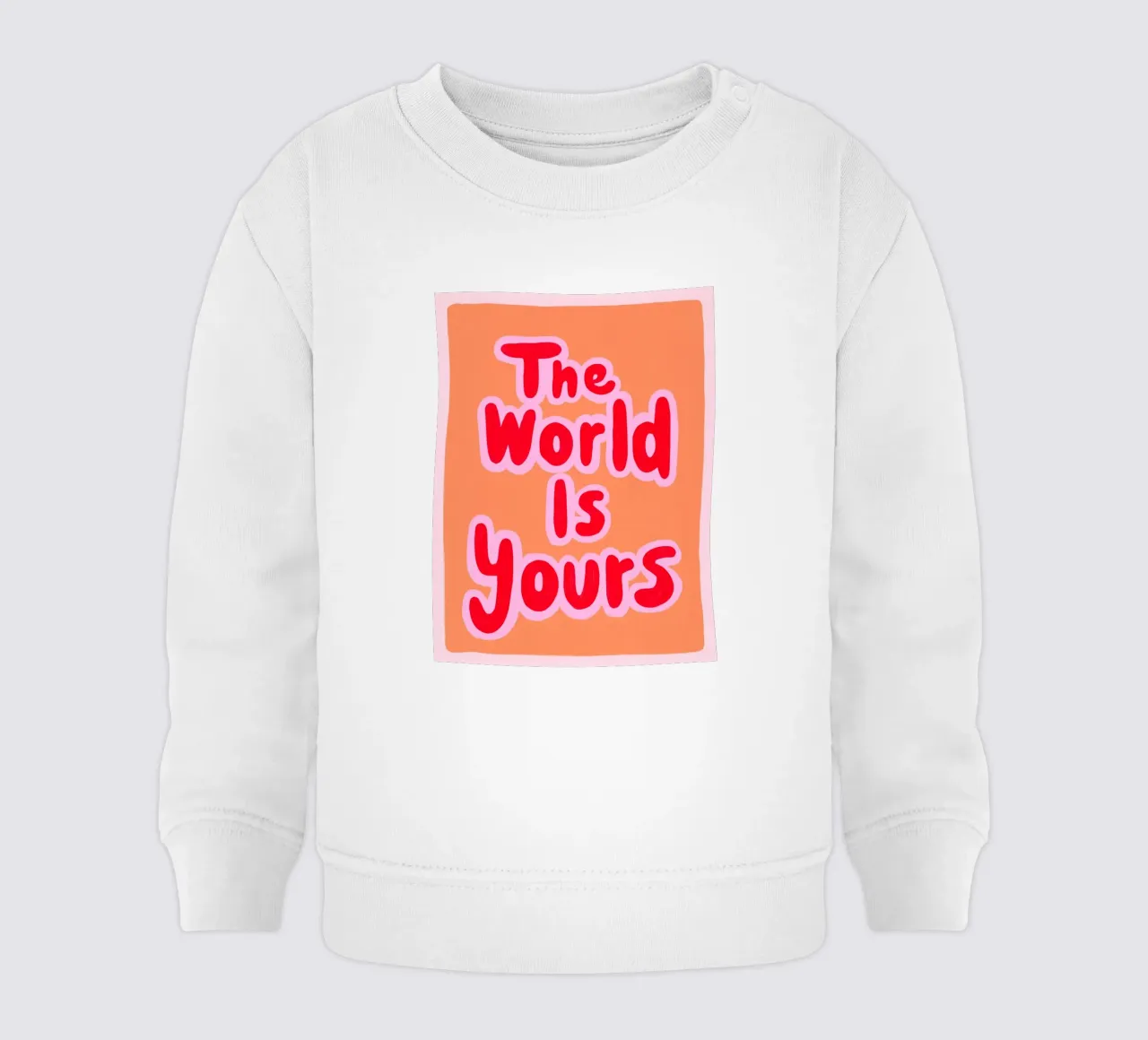 Live your dreams baby sweatshirt by Carinaprint