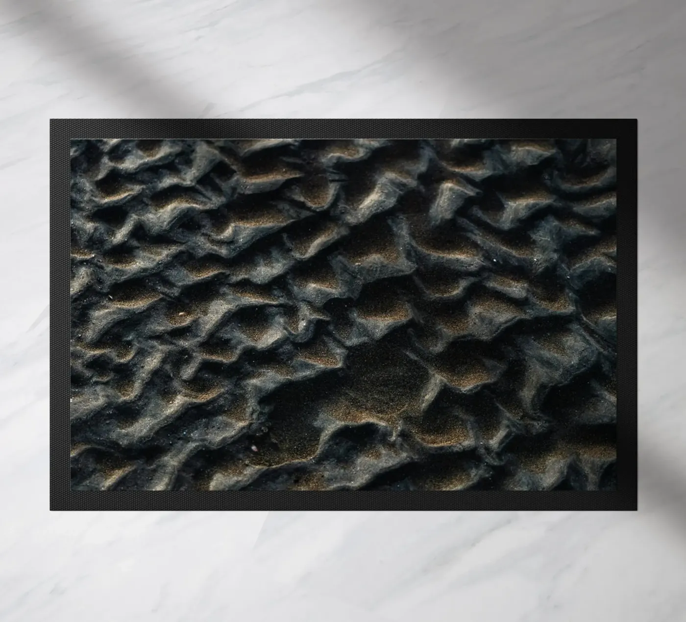 sand patterns doormat by Earthly Visions