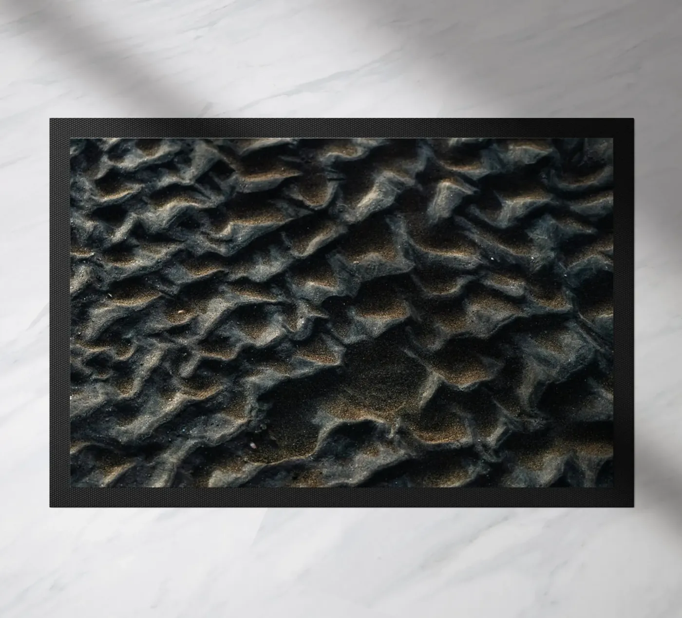 sand patterns doormat by Earthly Visions