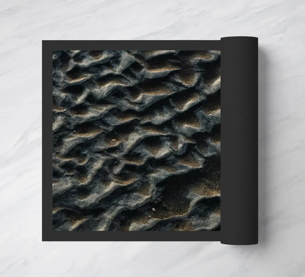 sand patterns doormat by Earthly Visions