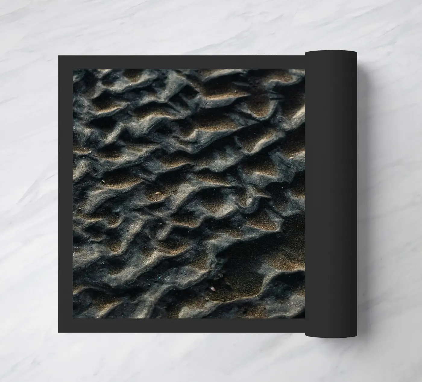 sand patterns doormat by Earthly Visions