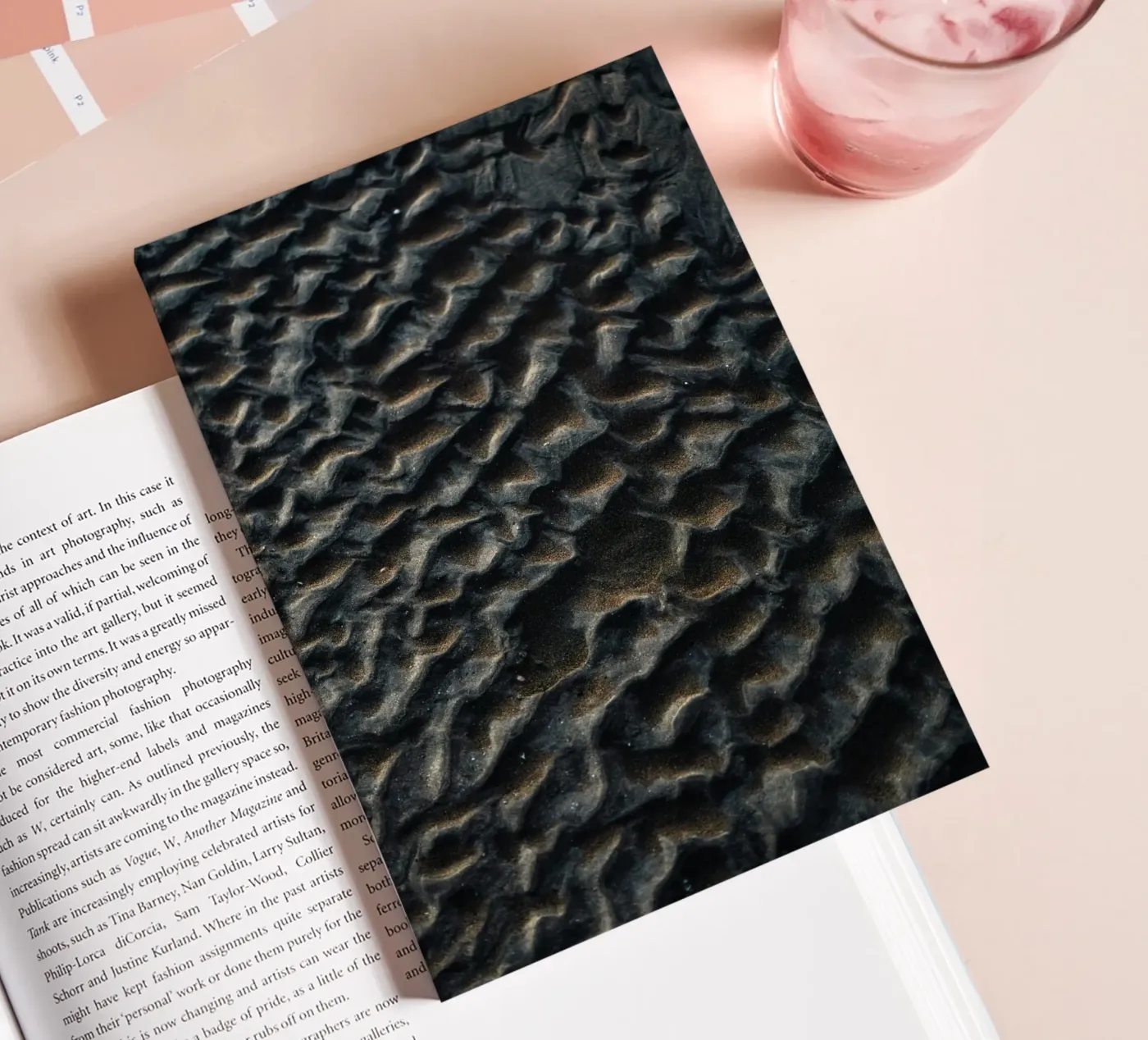 modelli di sabbia quaderno da Earthly Visions