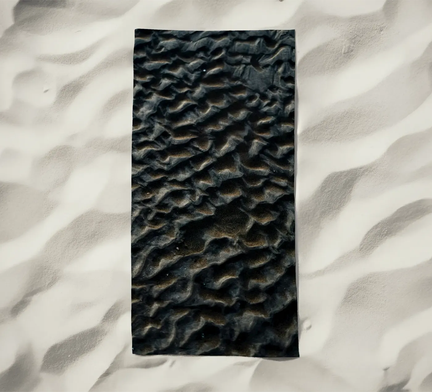 sand patterns beach towel by Earthly Visions