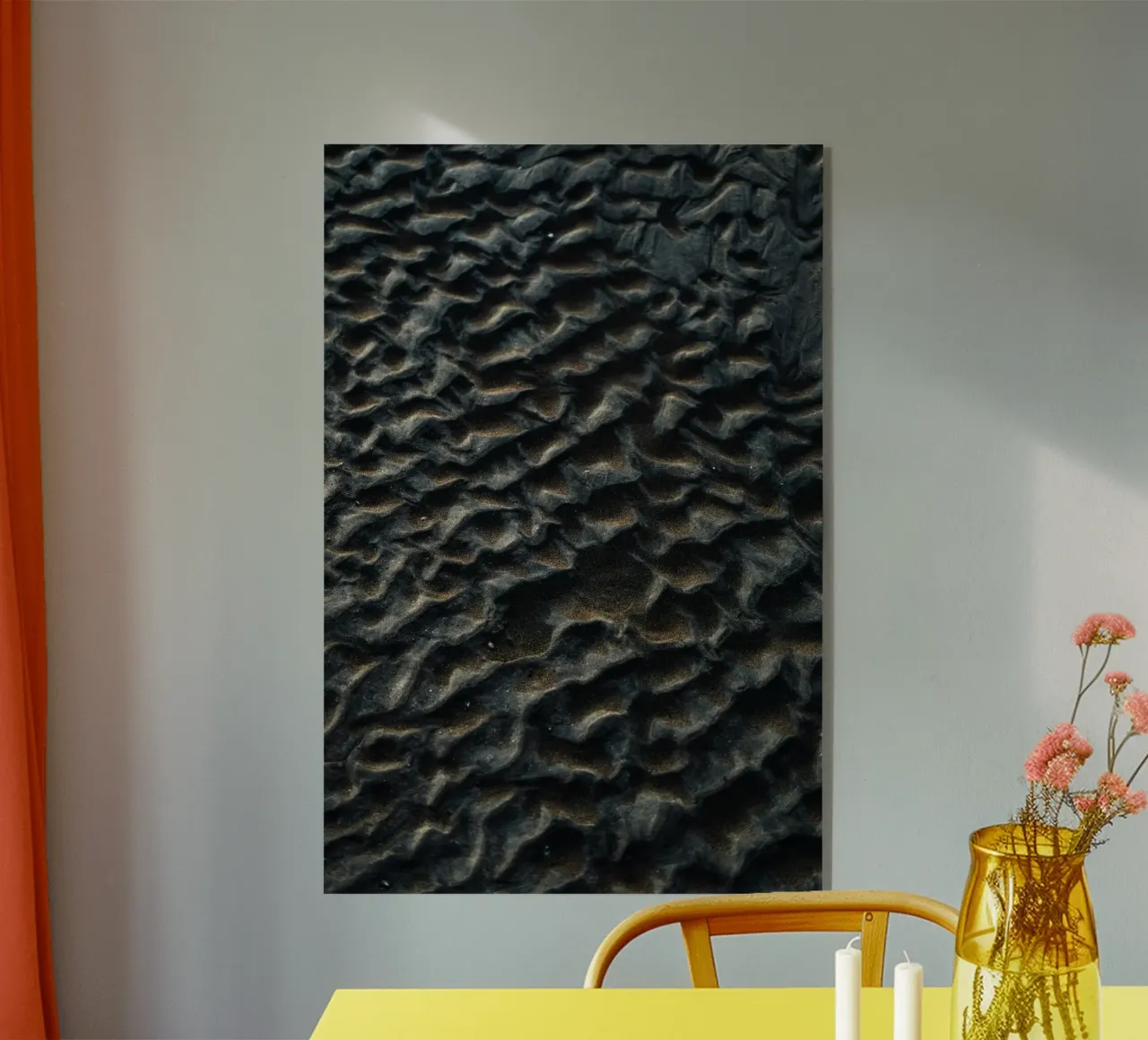 sand patterns plexiglas de Earthly Visions