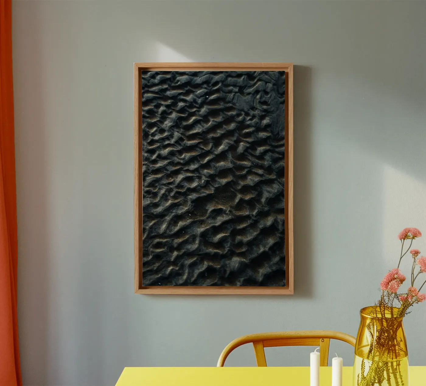 sand patterns canvas van Earthly Visions