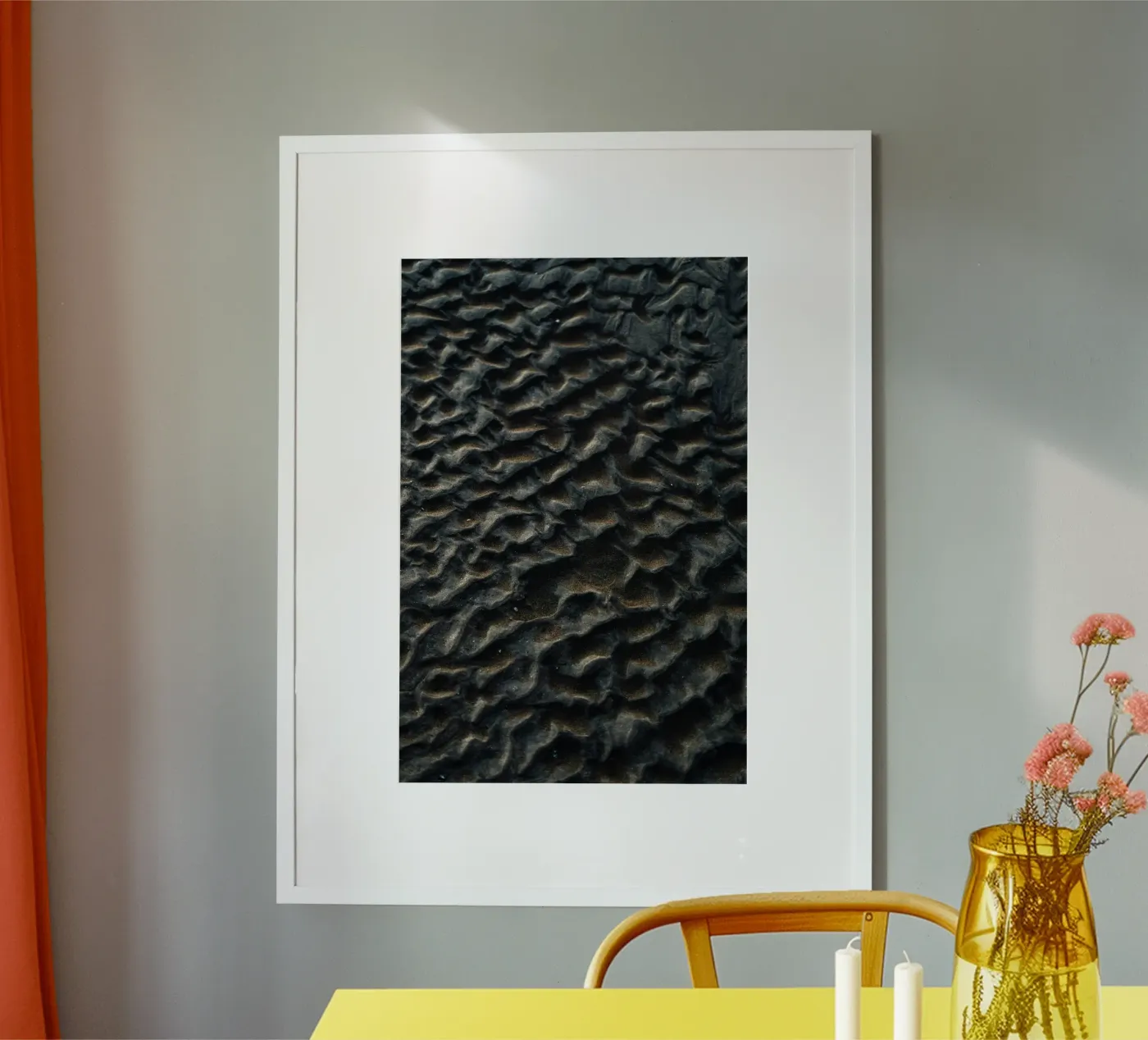 sand patterns poster van Earthly Visions