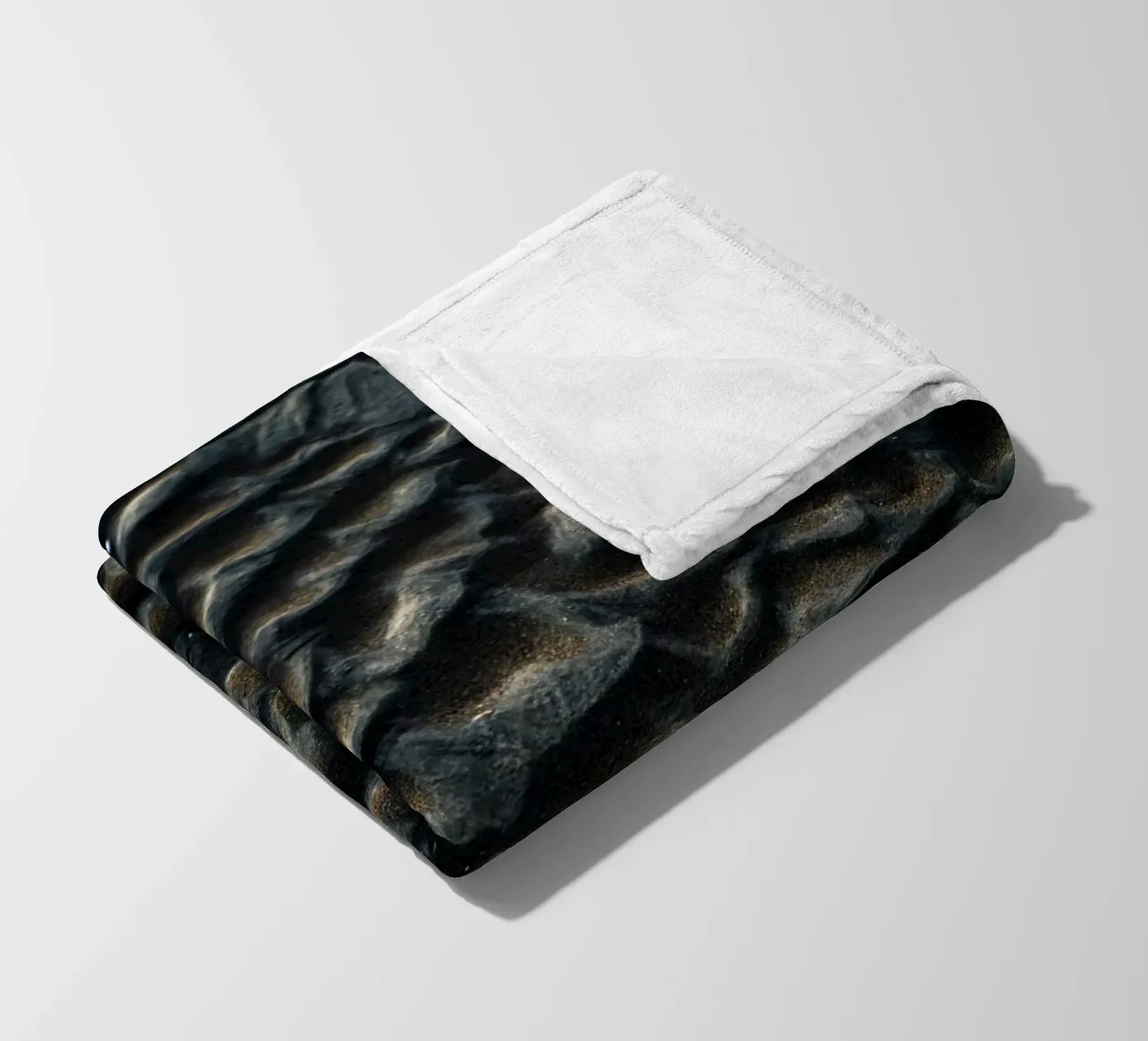 sand patterns plaid polaire de Earthly Visions