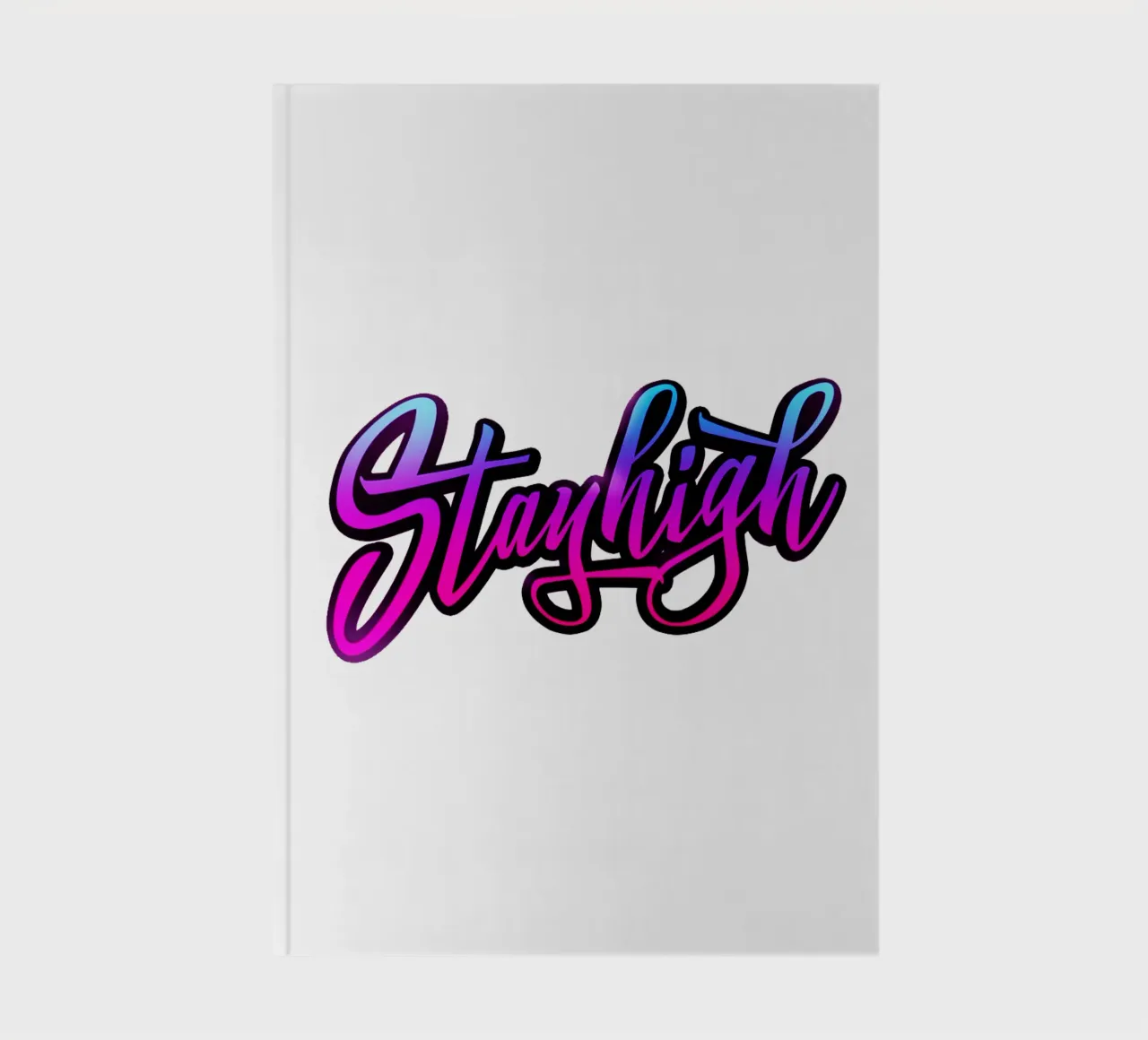 Stayhigh Typo Retro Vibes notebook by Urban Life