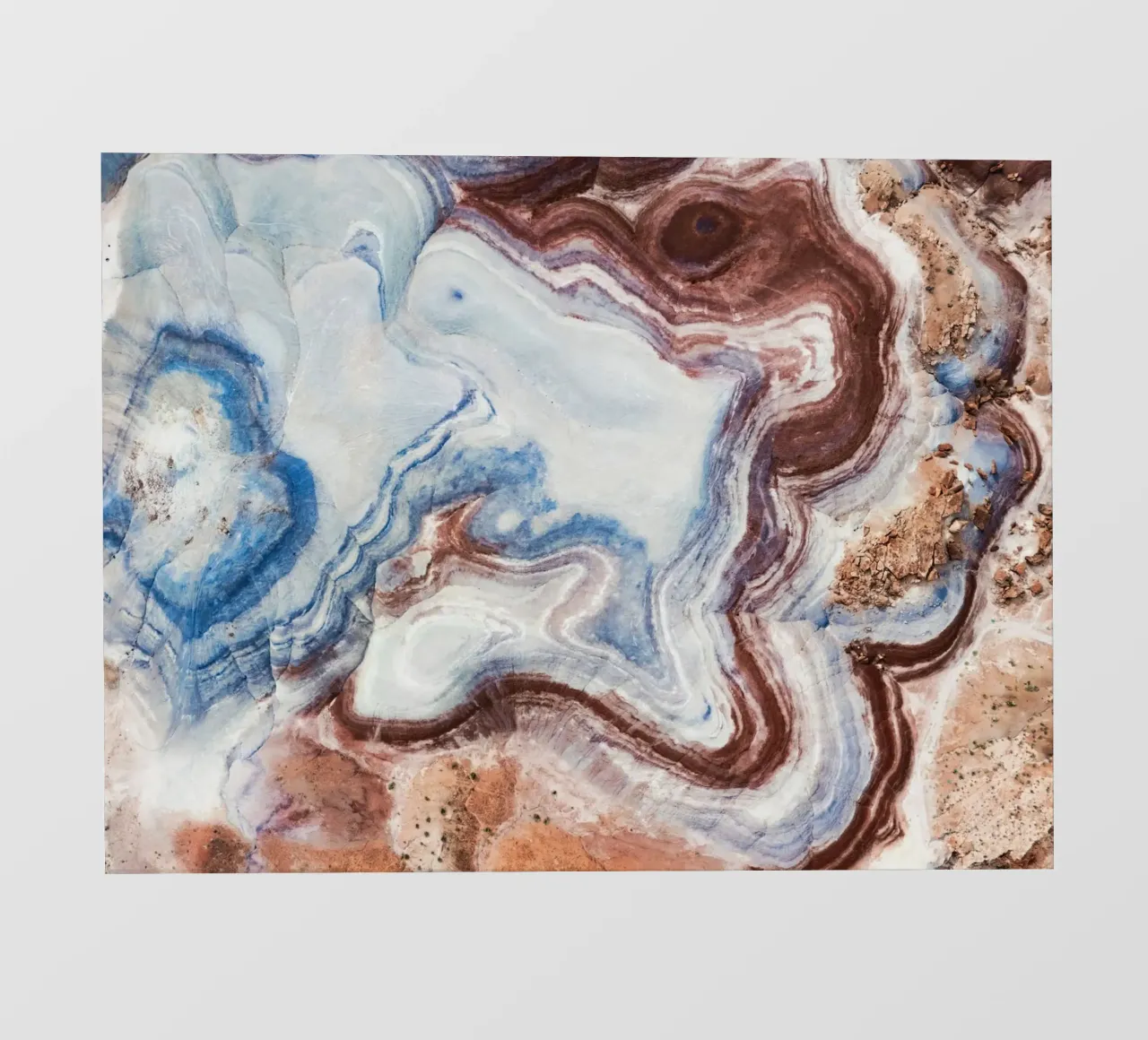 geode agata pellicola backlit da Earthly Visions