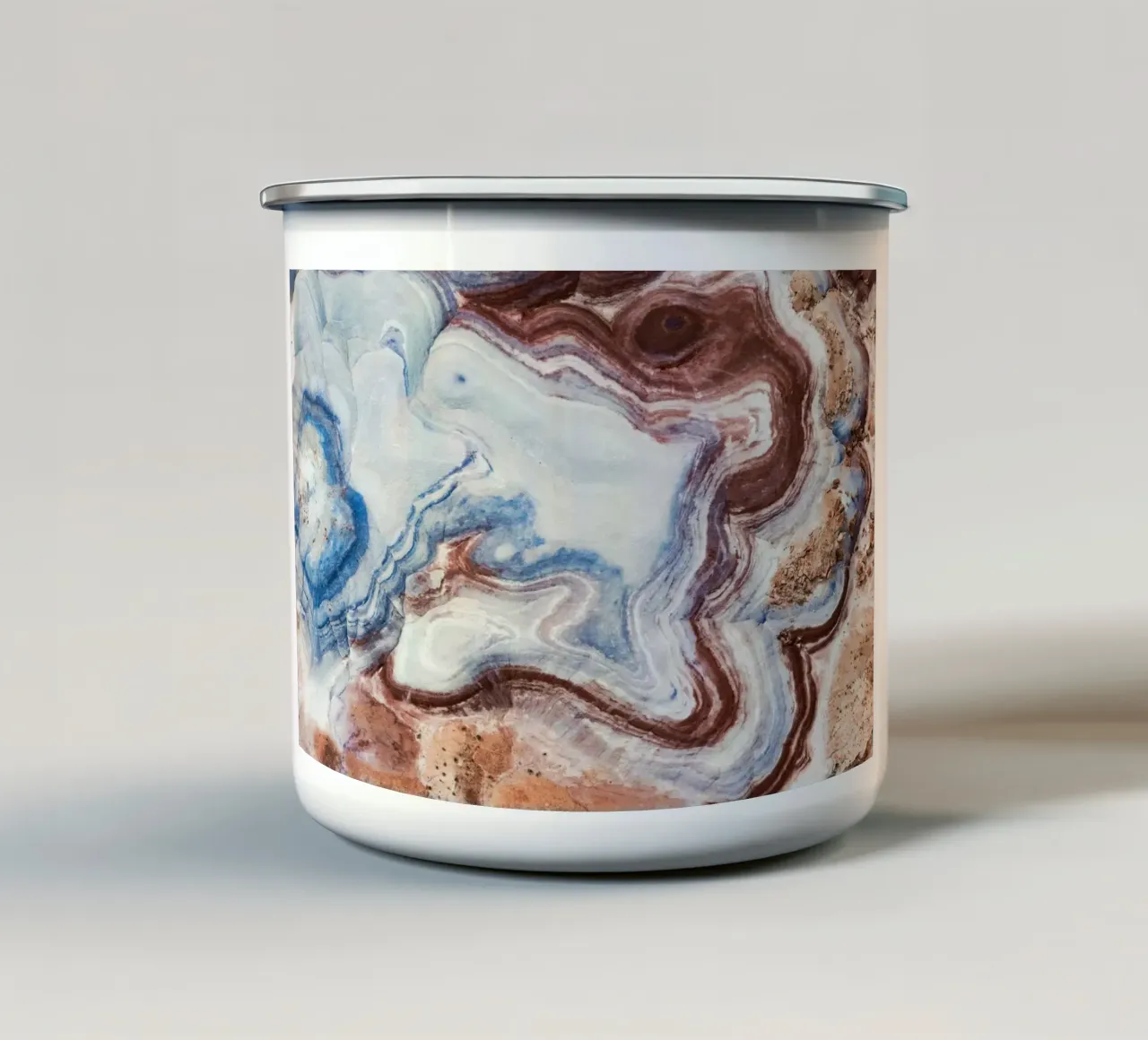 geode agata tazza in smalto da Earthly Visions