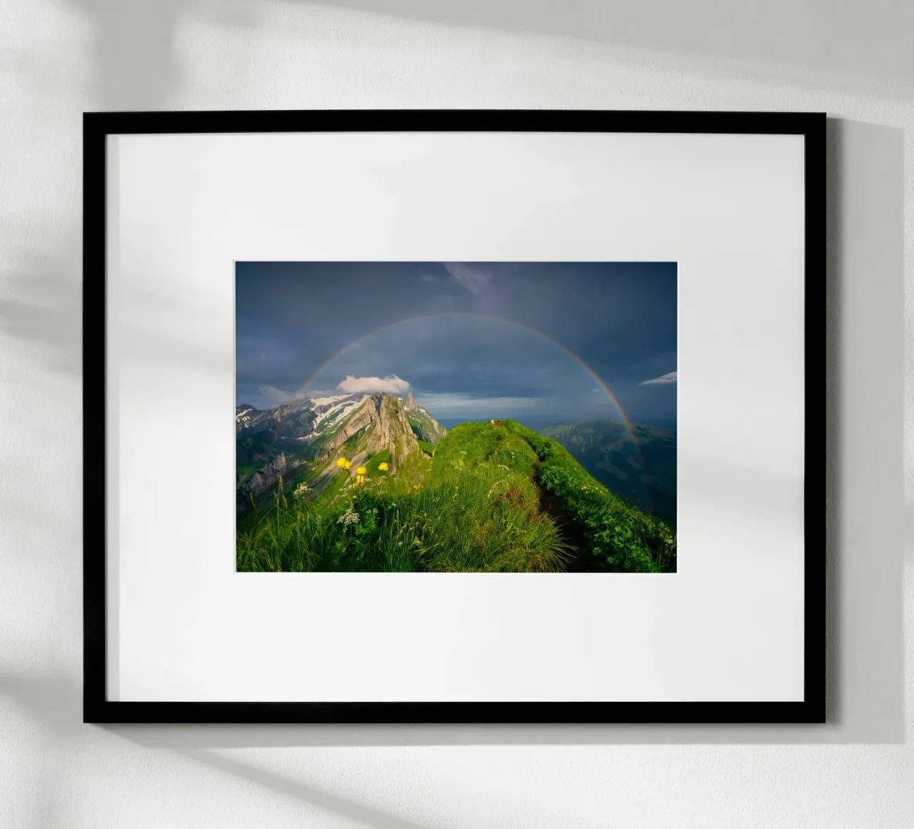 rainbow mountains poster by Earthly Visions