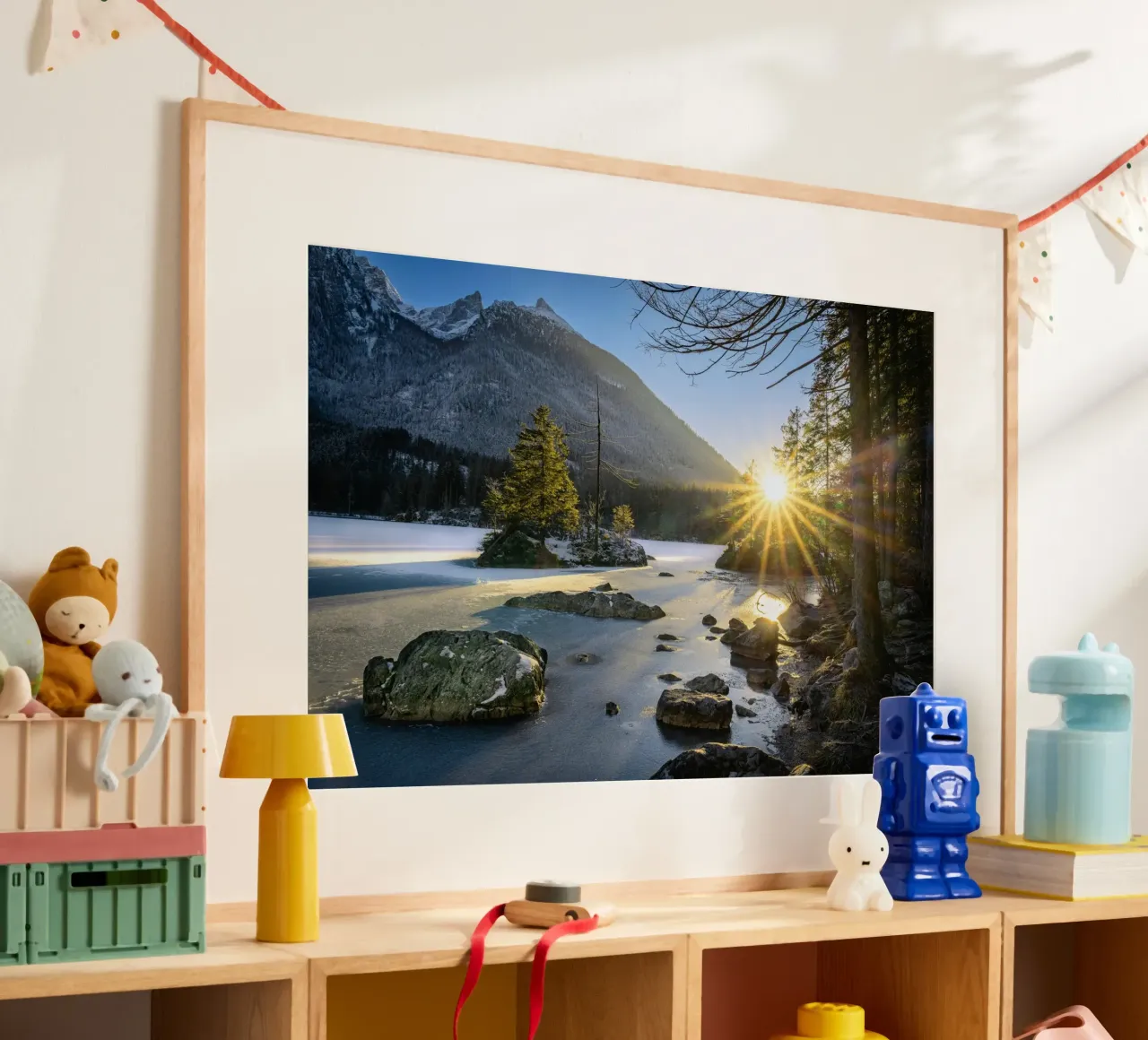 lago montagne poster da Earthly Visions