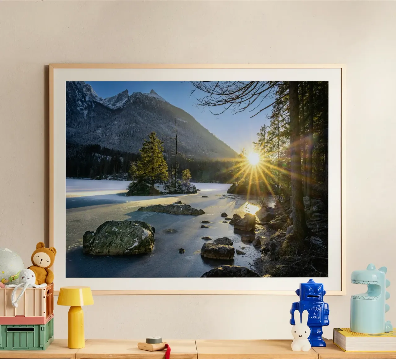 lago montagne poster da Earthly Visions