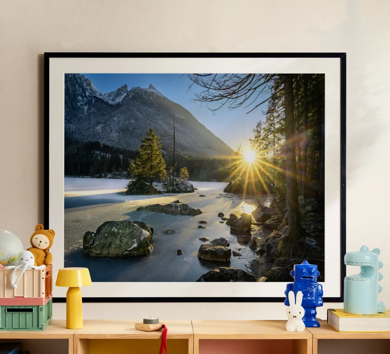lago montagne poster da Earthly Visions