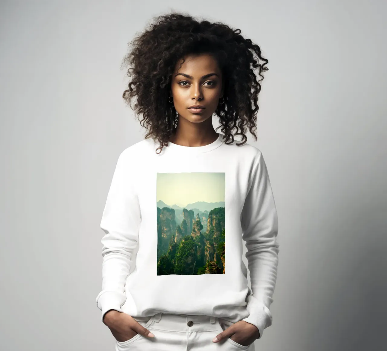 montagne imponenti cime calcaree felpa da Earthly Visions