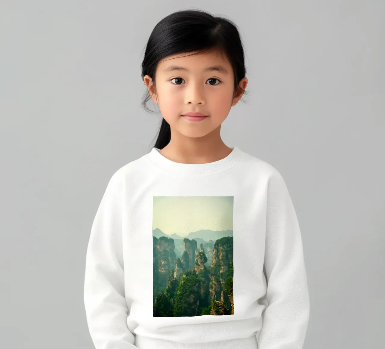 montagne imponenti cime calcaree felpa bambino da Earthly Visions