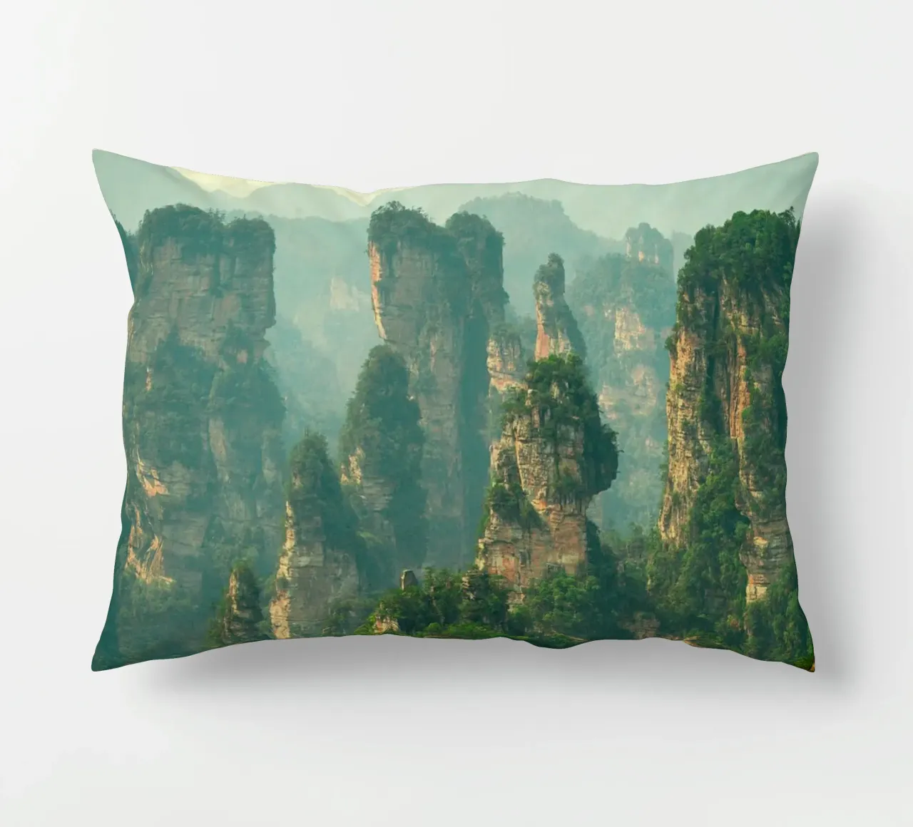 montagne imponenti cime calcaree cuscino da Earthly Visions