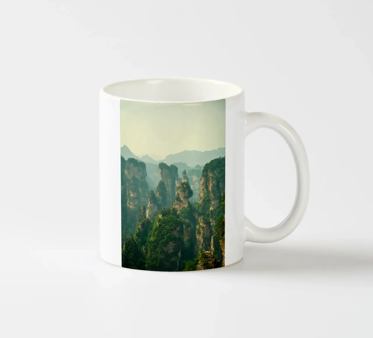 montagne imponenti cime calcaree tazza in ceramica da Earthly Visions
