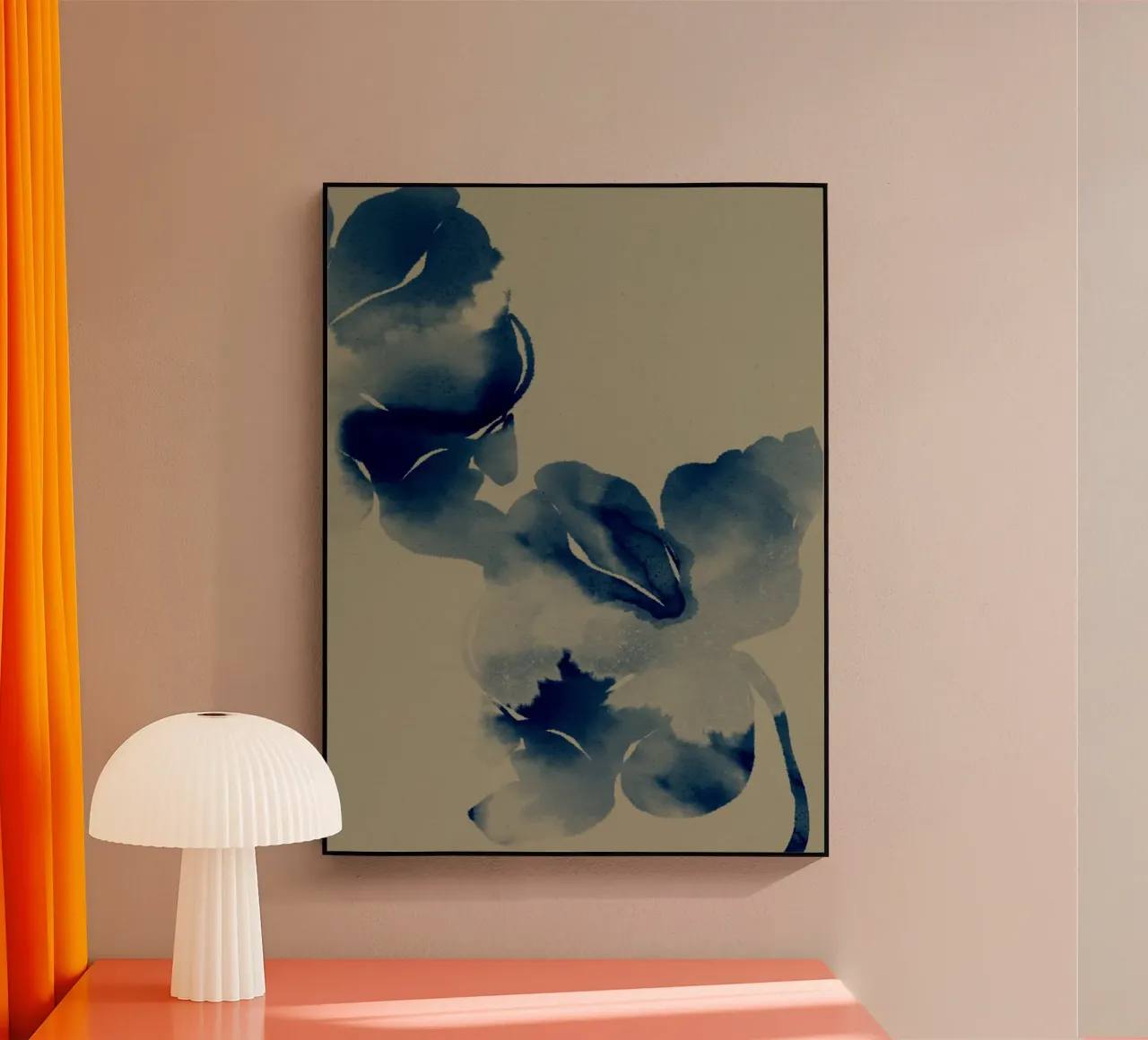 Fioriture blu in acque dolci 2 plexiglass da Shatha Al Dafai