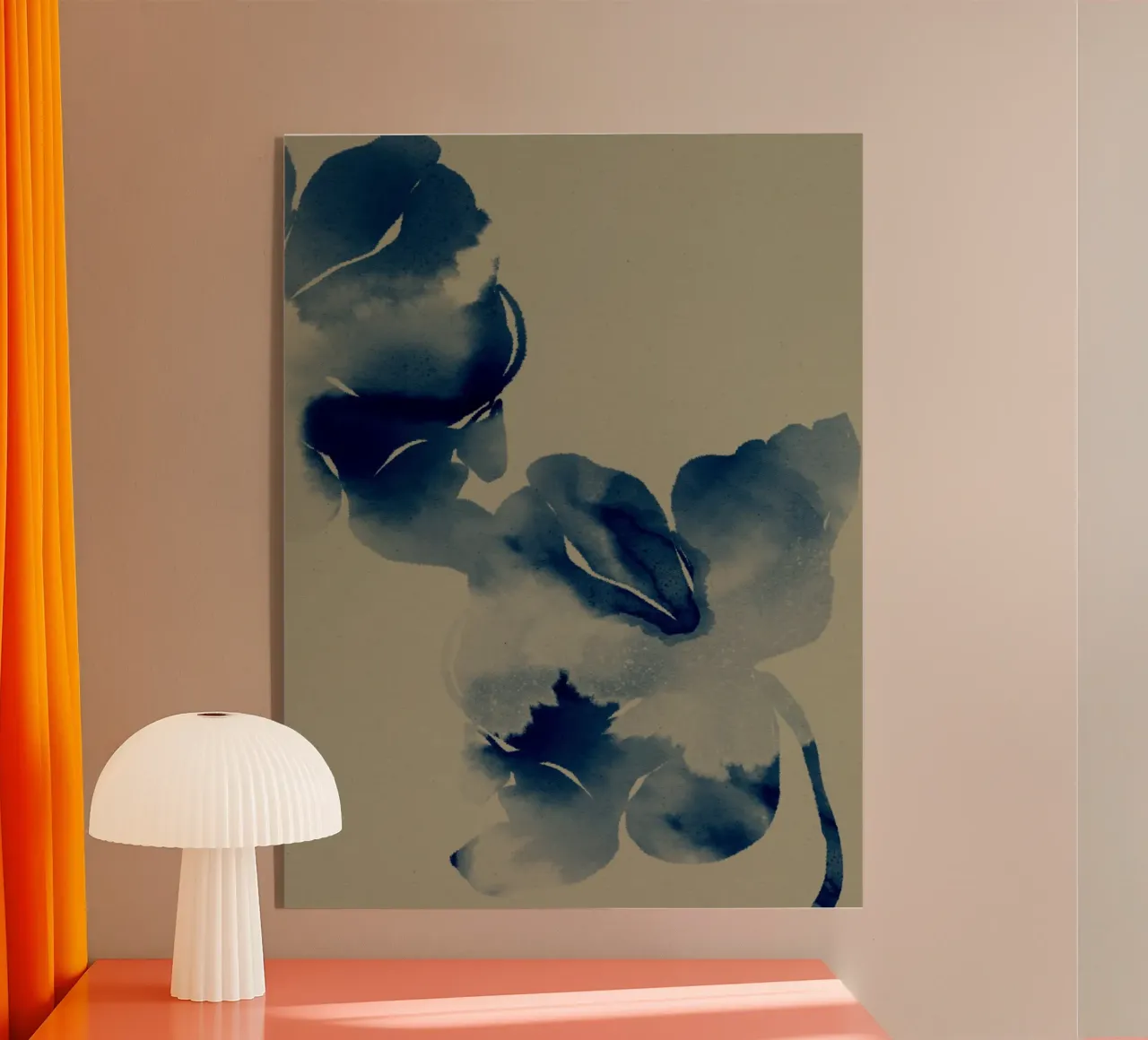 Fioriture blu in acque dolci 2 plexiglass da Shatha Al Dafai