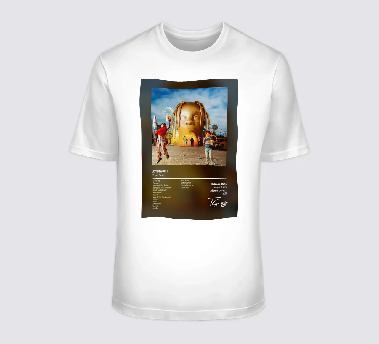 Astroworld (2018) Travis Scott t-shirt da DGUnder