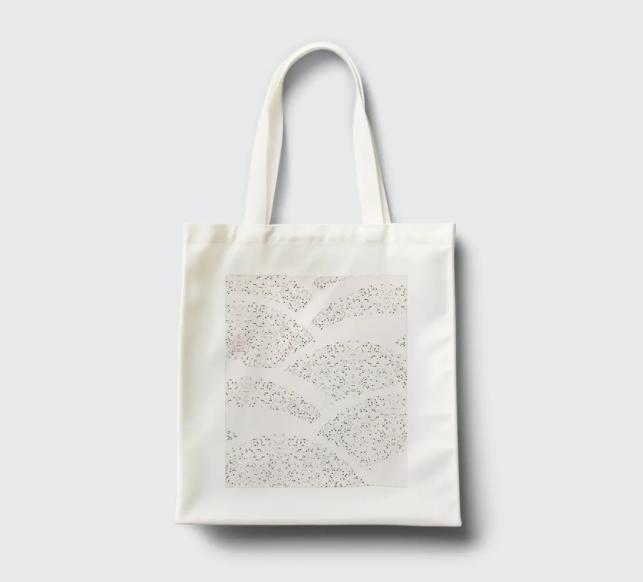 Colline scintillanti Bianco caldo borsa in juta da SilverPegasus