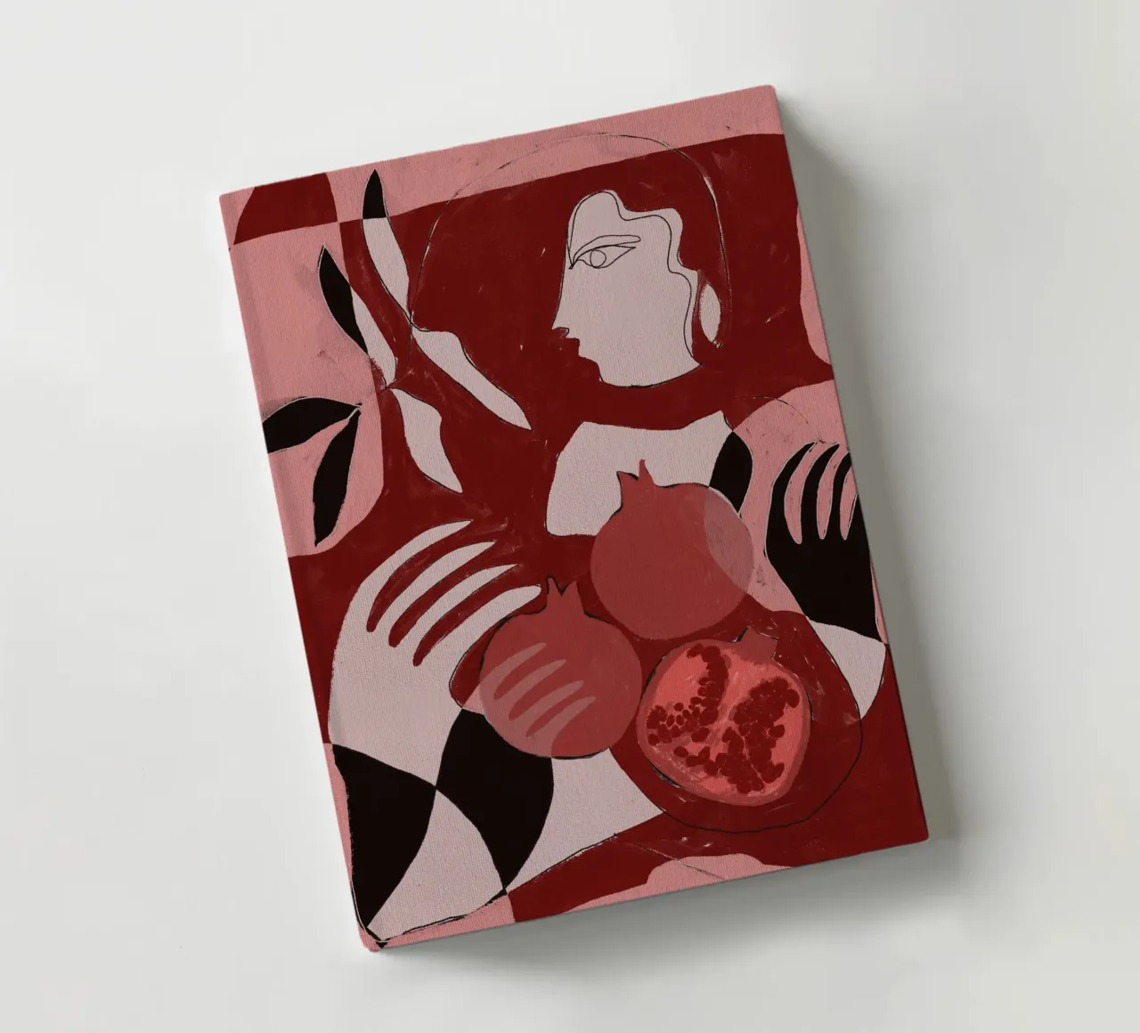 Pomegranate of the Soul 2 notebook by Shatha Al Dafai
