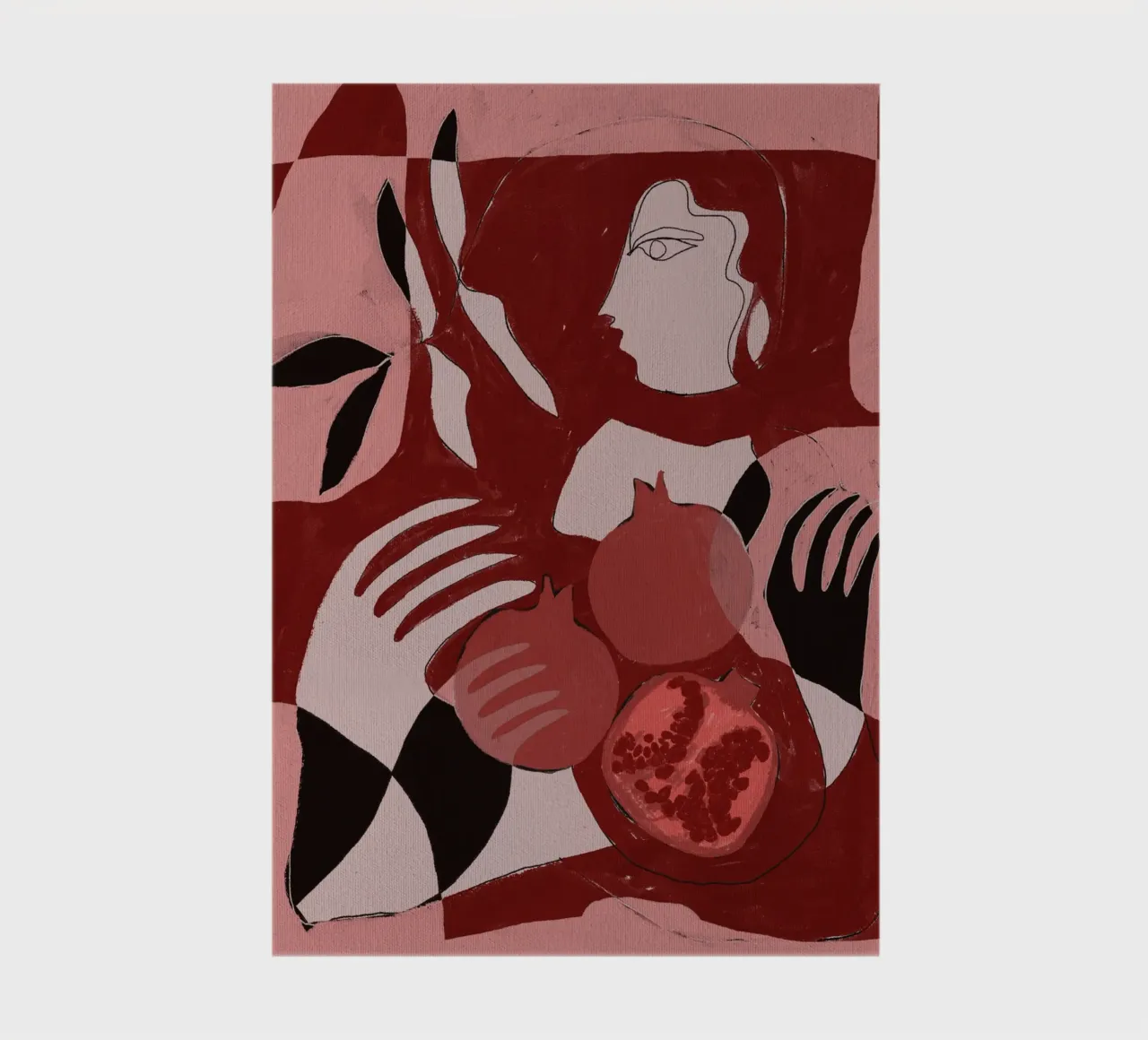 Pomegranate of the Soul 2 notebook by Shatha Al Dafai