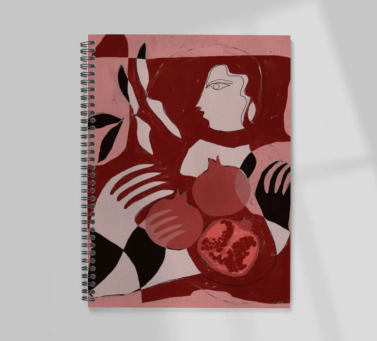 Pomegranate of the Soul 2 spiral notebook by Shatha Al Dafai