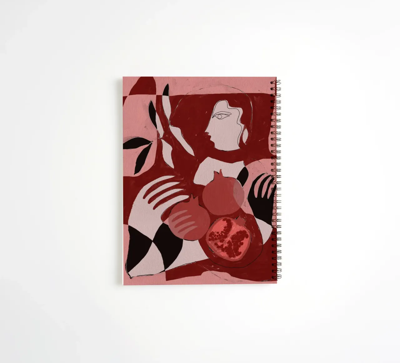Pomegranate of the Soul 2 spiral notebook by Shatha Al Dafai